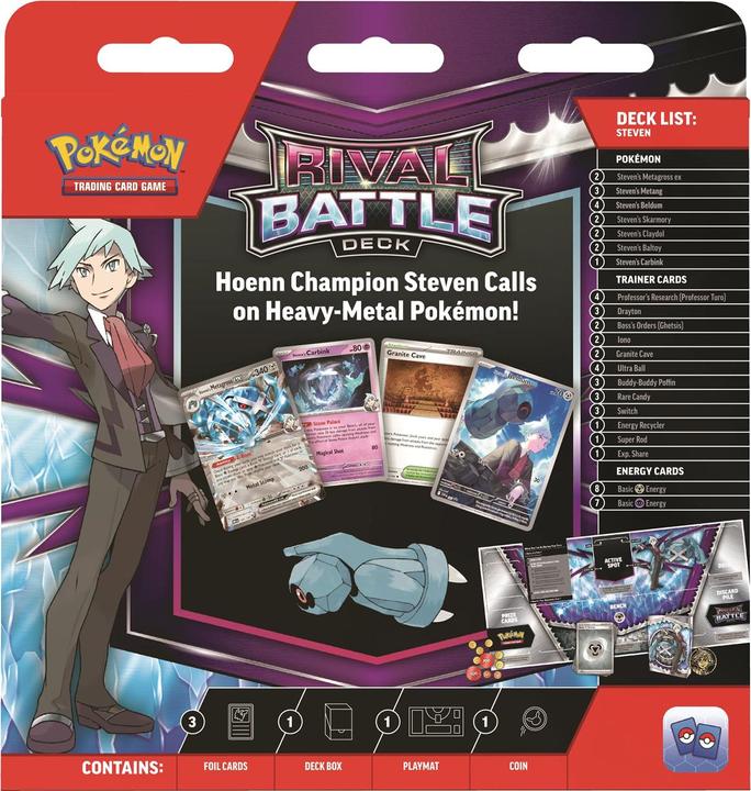 Produktbild Pokémon Rival Battle Deck Marnie/Steven (Englisch, Deck)