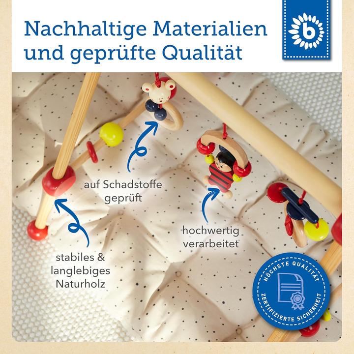 Image du produit Bieco Spieltrapez für Baby mit Figuren & Kugeln