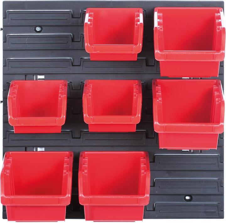 Produktbild Kistenberg Hängewand mit 7 Werkzeugboxen ORDERLINE 400x110x400