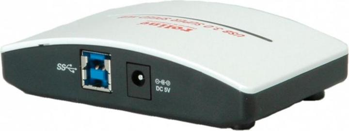 Image du produit Roline Hub USB 2.0, 4 ports, avec adaptateur secteur (USB-A, 4 ports)