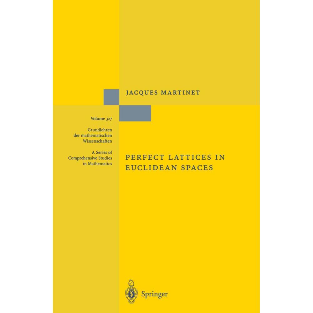 Perfect Lattices in Euclidean Spaces, Fachbücher
