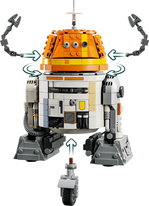 Immagine prodotto LEGO Droide Astromech Chopper (C1-10P) (75416, LEGO Star Wars)