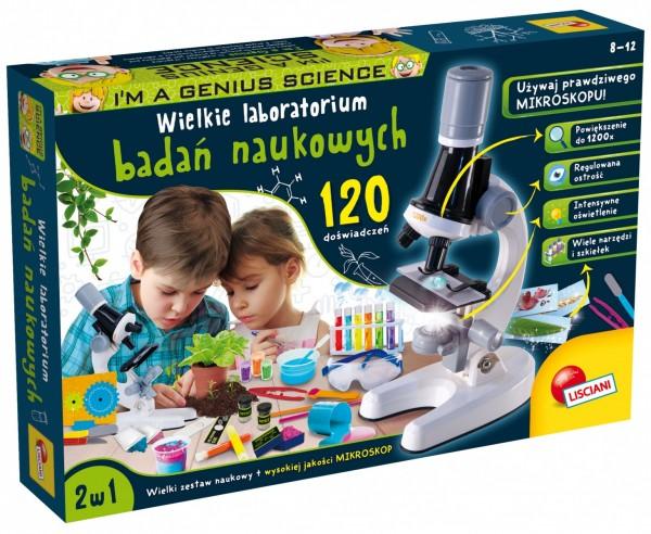Lisciani Ich bin ein genialer Wissenschaftsbausatz The Great Lab of 120 Experiments