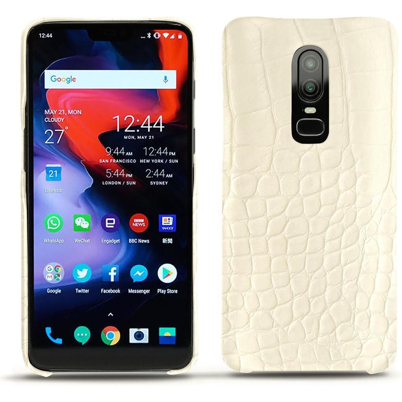 Noreve Lederschutzhülle (OnePlus X), Smartphone Hülle, Weiss