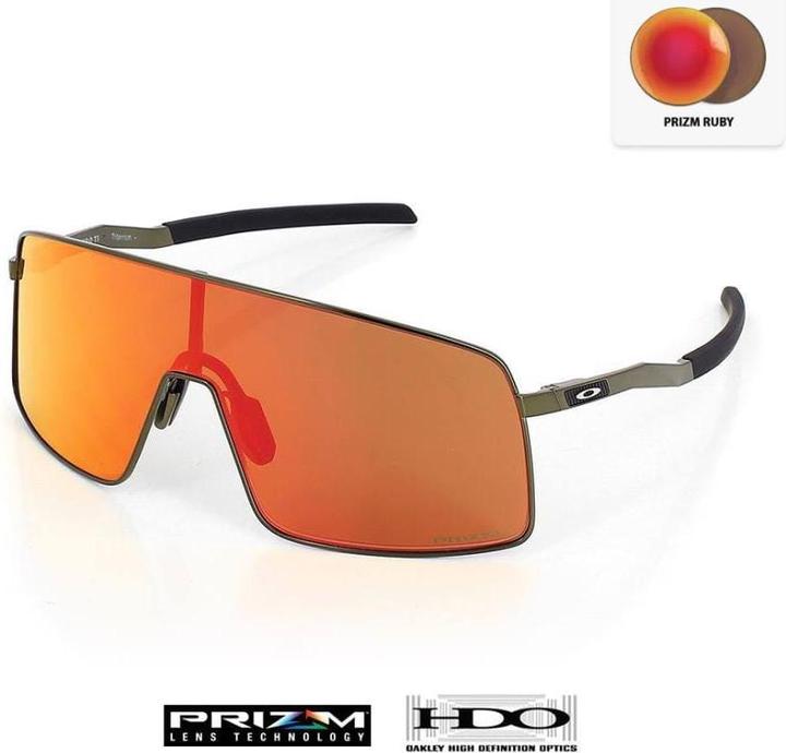 Oakley Sutro Ti (prizm ruby, Satin carbon)