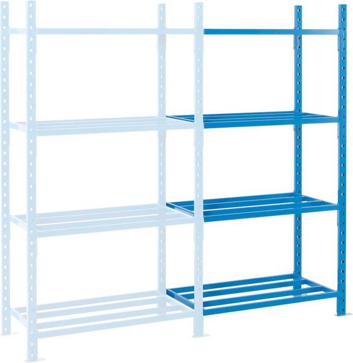 Image du produit Manorga Rayonnages emboîtables pour charges lourdes avec tablettes en treillis tubulaire
