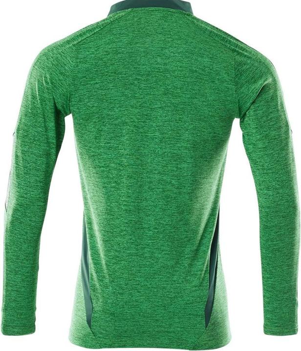 Mascot Polo shirt with COOLMAX long sleeves grass green/green size XL (L)
