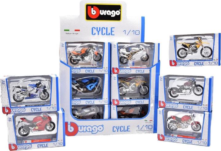 Image du produit Bburago 1:18 Cycle asst. - Dispenser