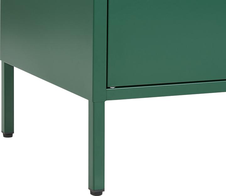 Image du produit Beliani Buffet vert 2 portes URIA (100 x 40 x 65 cm)
