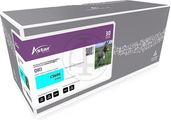 Astar Cyan - compatible - Tonerpatrone - für OKI C5600dn (C)