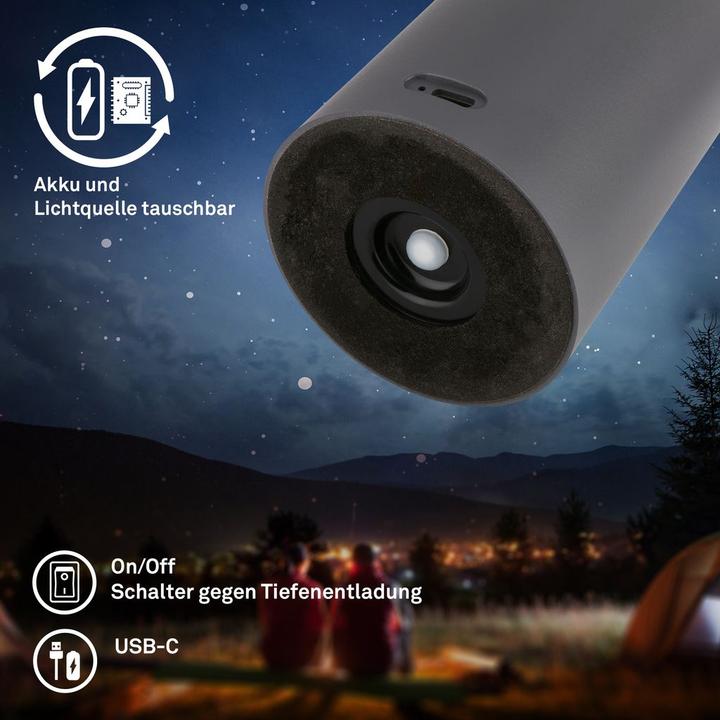 Image du produit Briloner Brilo unplugged JUNA Akku Tischleuchte - Anthrazit (210 lm)