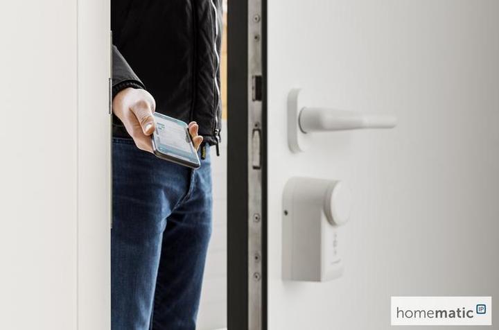 Image du produit Homematic IP Actionneur de serrure de porte HmIP-DLD (Smartphone)