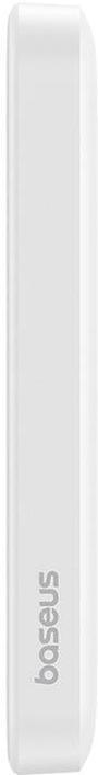 Produktbild Baseus Mini-Powerbank 5000 mAh 20 W + USB-C-Kabel (20 V/3 A) – Weiss (5000 mAh, 20 W, 19.25 Wh)
