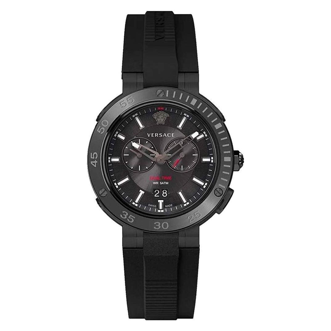 Versace, Armbanduhr, VECN00219, Schwarz, (46 mm)