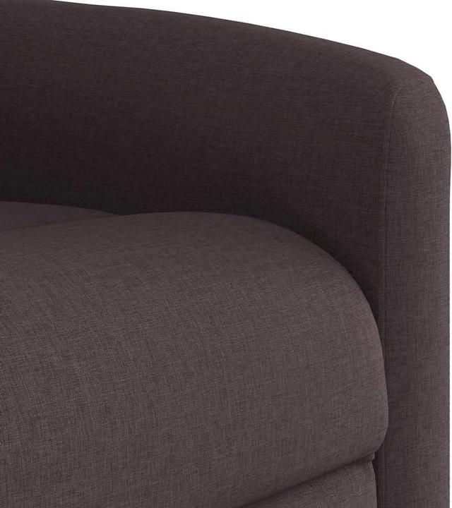 Immagine prodotto VidaXL Poltrona massaggiante elettrica con ausilio per la risalita in tessuto marrone scuro
