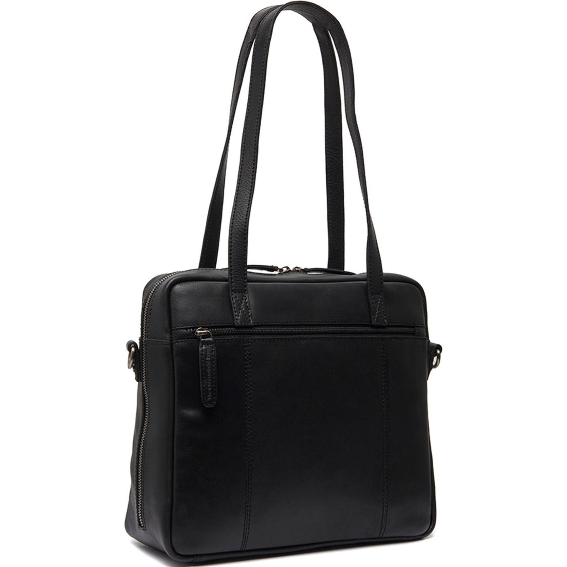 Thumbnail - The Chesterfield Brand, Handtasche, Puglia Schultertasche Leder 27 cm Laptopfach, Schwarz