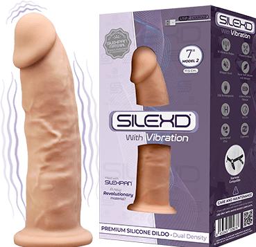 Produktbild Silexd Model 2 7" Premium Silicone Dildo with Vibration