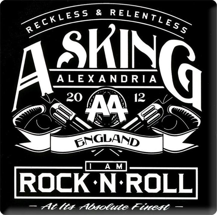 Actual product image Asking Alexandria Rock 'N Roll Fridge Magnet (1 x)