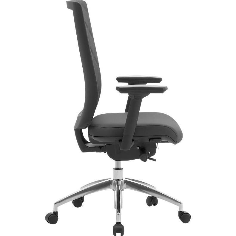 Thumbnail - Leyform, Bürostuhl, Bürostuhl WIKI, mit Armlehnen, Netz- oder Stofflehne, Auswahl 2 Fusskreuze