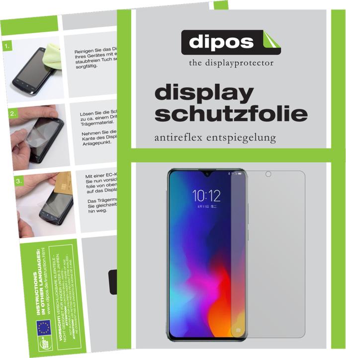 Dipos Pellicola Protettiva Antiriflesso Per Elephone U (2 Pezzi) - Opaca, Anti-Impronte, Taglio Laser, Made In Germany - 2