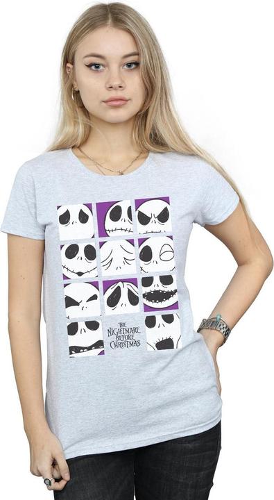 Produktbild Disney Nightmare Before Christmas Many Faces Of Jack Squares TShirt (L)