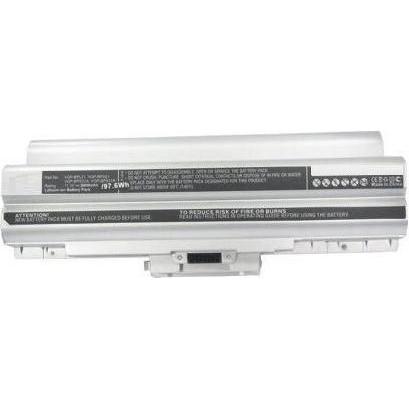 CoreParts Laptop Battery for Sony (1 Zellen, 8800 mAh), Notebook Akku, Silber