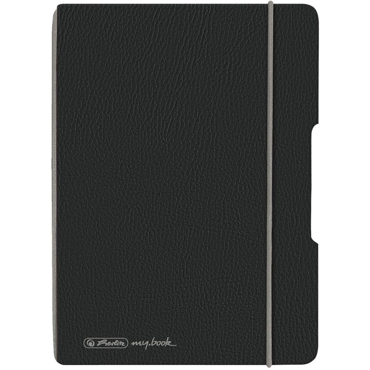 Herlitz, Heft + Block, 50033782 Notizbuch 40 Blätter (A6, Blanko, Harter Einband)