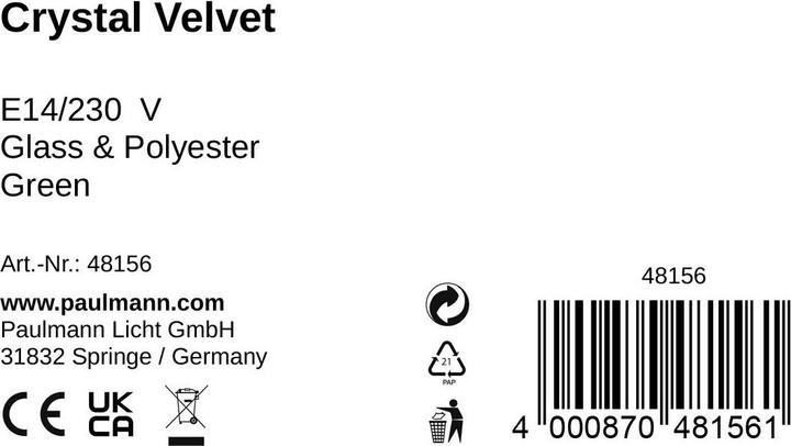 Produktbild Pauleen Crystal Velvet (E14)