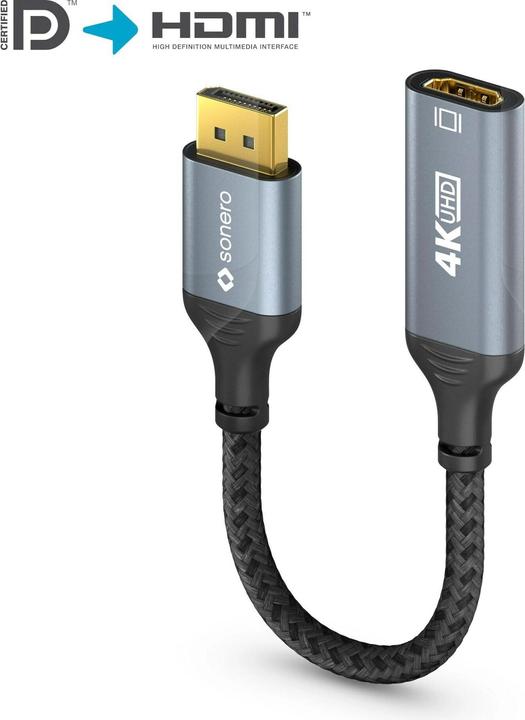 Image du produit Sonero DisplayPort – HDMI (HDMI, 20 cm)