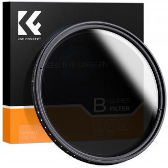 Produktbild K&F Concept B-Series Fader ND2-400 einstellbarer Graufilter – 49 mm (49 mm, ND- / Graufilter, 49 mm)