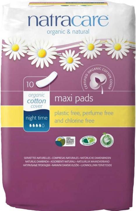 Actual product image Natracare Maxi (10 x, Sanitary pads)