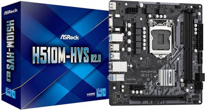 Produktbild AsRock H510M-HVS (LGA 1200, Intel H510, mATX)