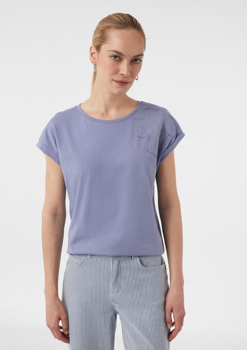 Image du produit Comma T-Shirt T-Shirt mit überschnittenen Schultern und Artwork (36)