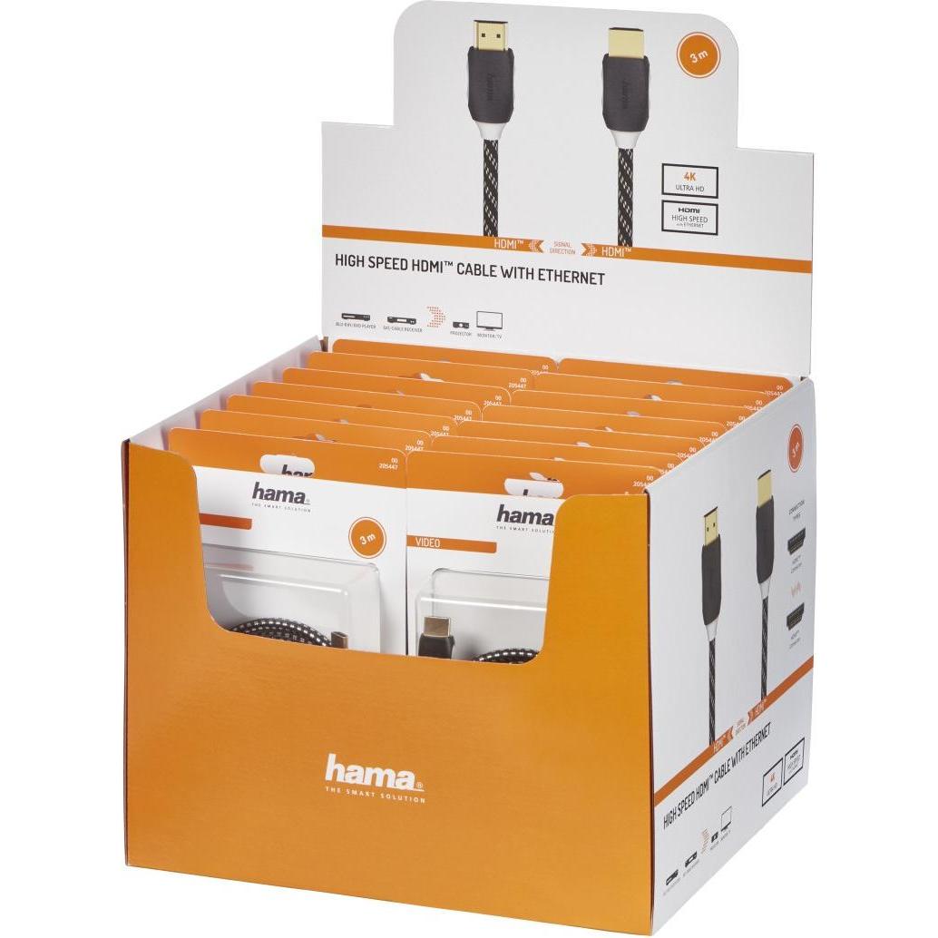 Thumbnail - Hama HDMI (Typ A) — HDMI (Typ A) (3 m, HDMI), Video Kabel