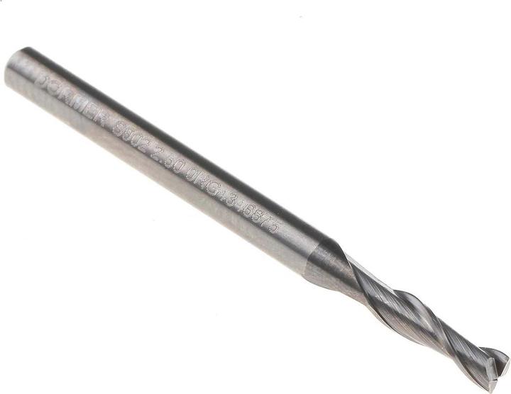 Actual product image Dormer S902 CARBIDE 2FL S-DRILL 2.5MM