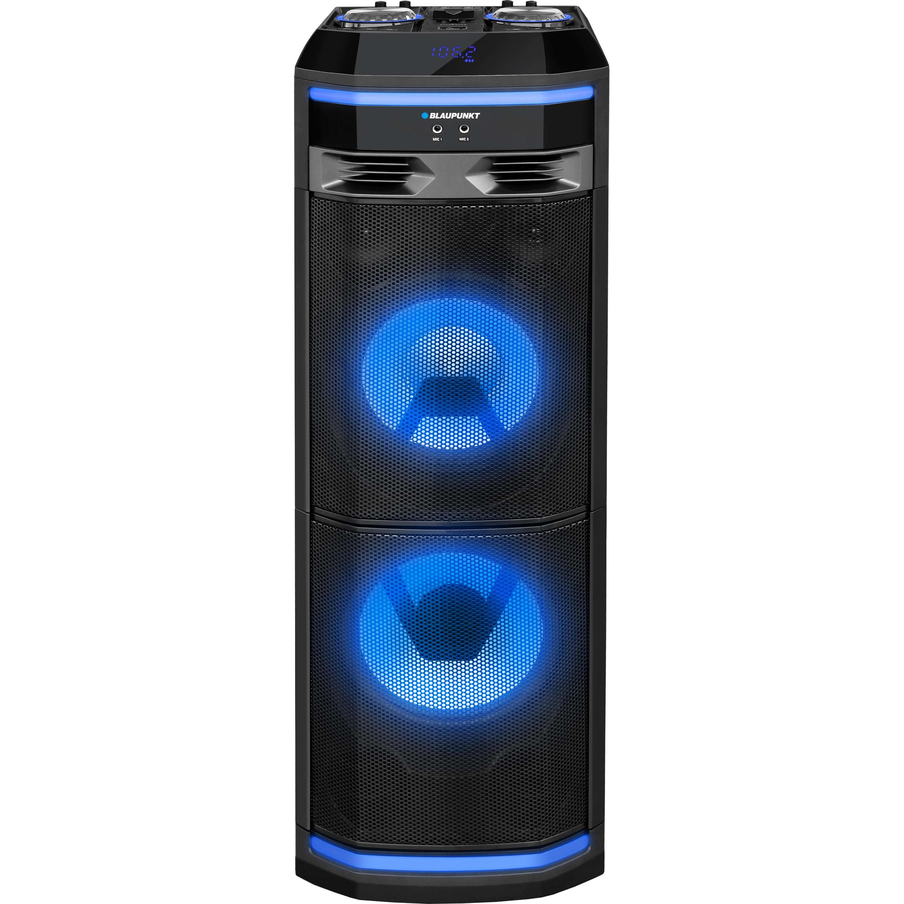 Blaupunkt PS11DB (4 h, Akkubetrieb), Bluetooth Lautsprecher, Schwarz