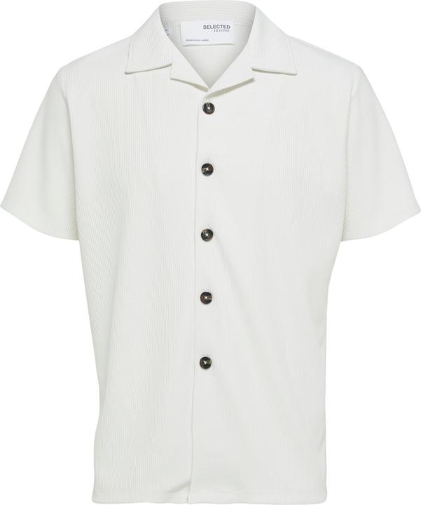 Produktbild Selected Homme Geripptes cuban collar Kurzarmhemd (S)