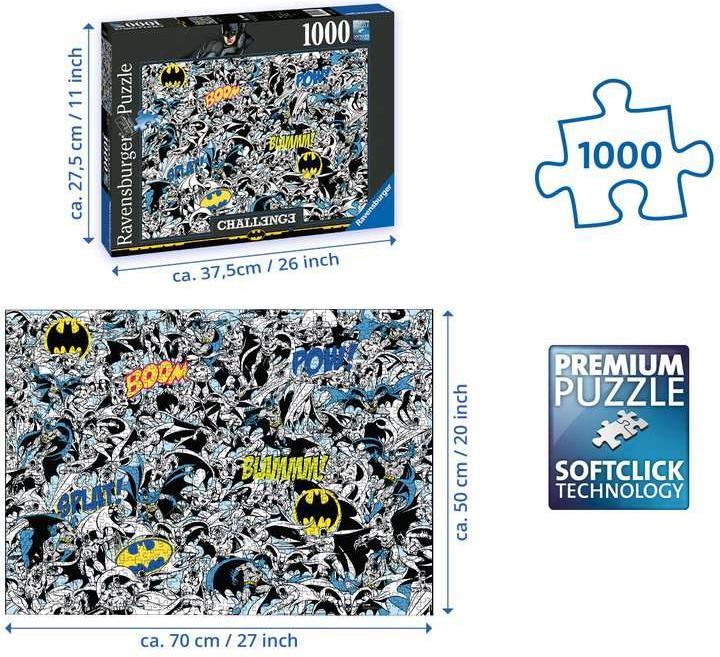 Image du produit Ravensburger Challenge Batman (1000 pièces)