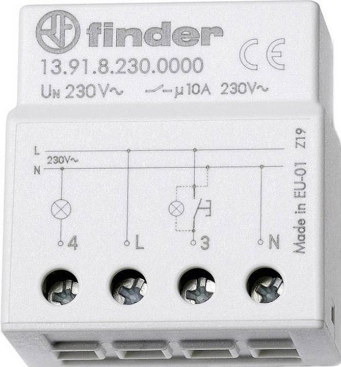 Actual product image Finder El. step switch installation