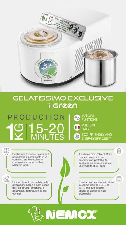 Image du produit Nemox Machine à glaçons IGreen Noir
