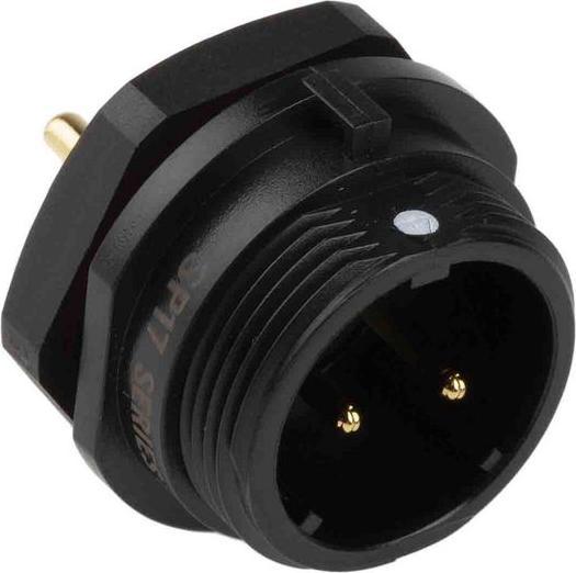 Produktbild RS PRO 2w Front Mount Male Ip68 Solder