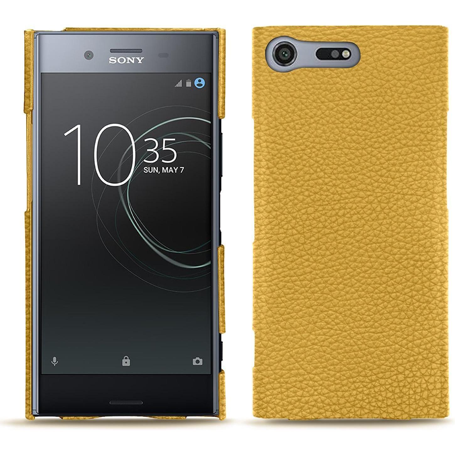 Thumbnail - Noreve Lederschutzhülle (Sony Xperia XZ Premium), Smartphone Hülle, Orange