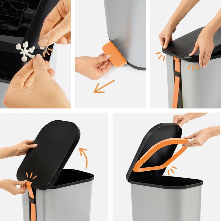 Actual product image Rotho Pedal bin (35 l)