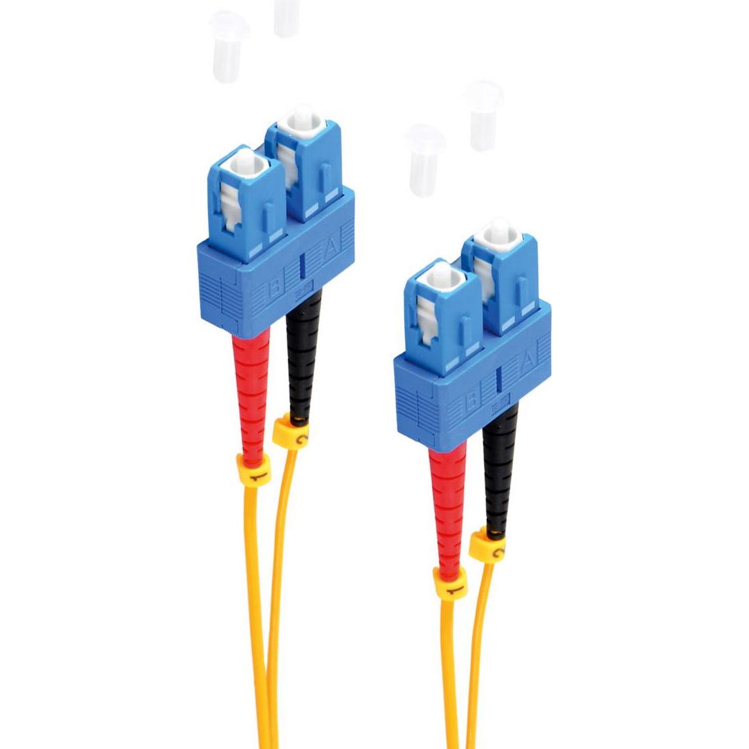 Shiverpeaks -BASIC-S--Duplex Patchkabel SC/SC 9/125µ, OS1/OS2, gelb 3,0m (S/UTP, 3 m), Netzwerkkabel