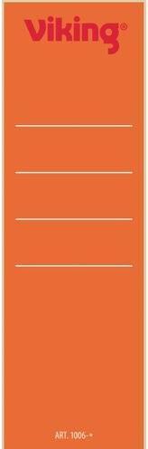 Actual product image Viking File spine labels red 10 pieces of paper