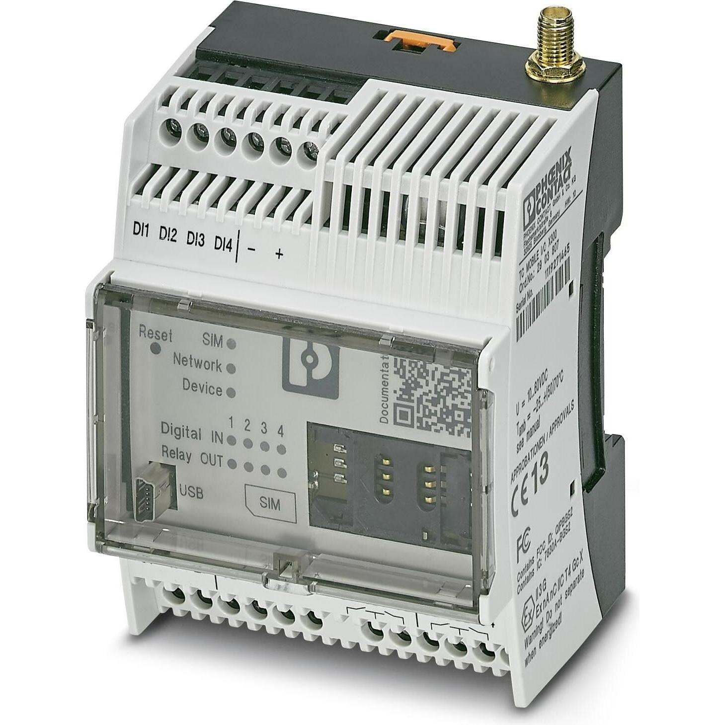 Phoenix Contact Tc Mobile I/O X200-4G, Relais