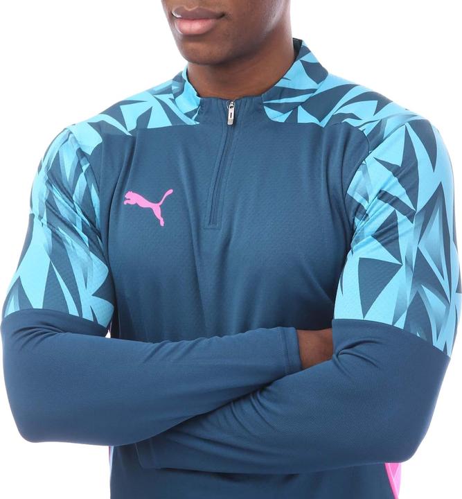 Actual product image Puma Mens Individual Final Quarter Zip Training Top (L)