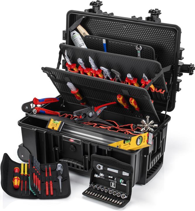 Actual product image Knipex Tool Case Robust45 Move Electric (63 pieces)
