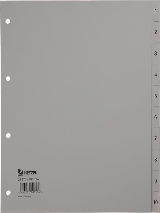 Actual product image Rexel Plastic register for A4