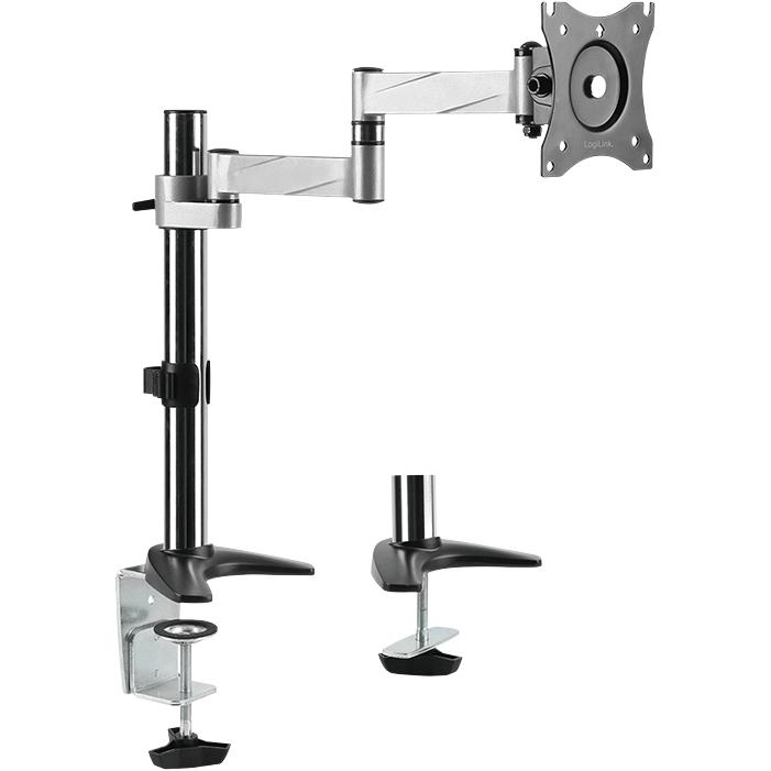 LogiLink Tischhalterung (Tisch, 27.01"), Monitor Halterung, Grau